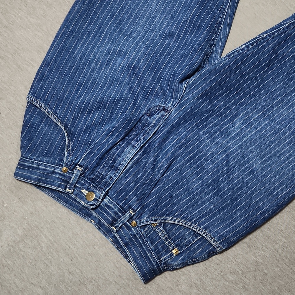 RARE!! Vintage Lee High Rise Baggy Relaxed Tapered Leg Western "Mom" Jeans - Picture 5 of 14